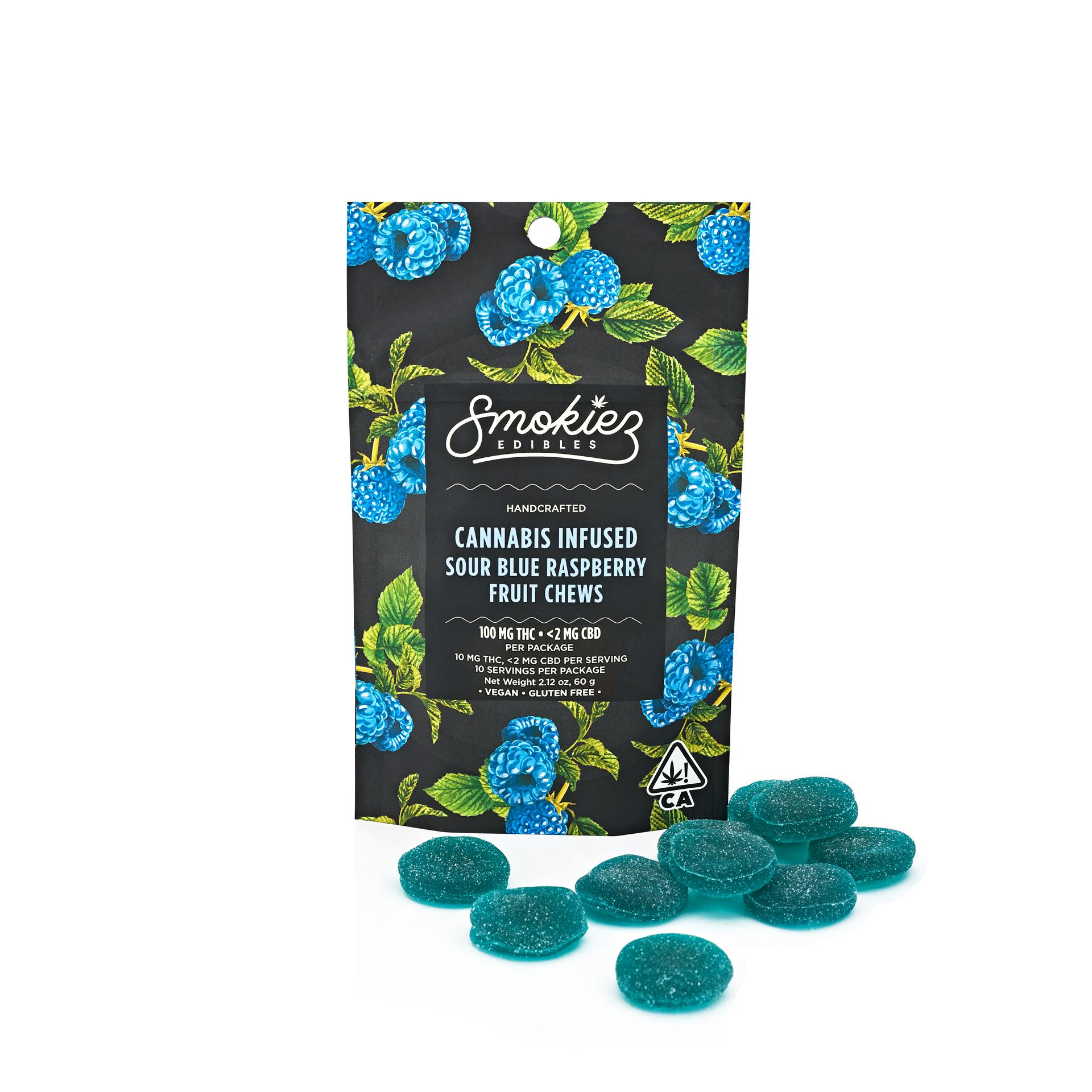Photograph of product: Smokiez | Oui'd Gummies | Sour Blue Raspberry