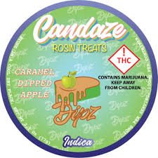 Photograph of product: Gummies - 100mg - Caramel Apple Dipz (Candaze)