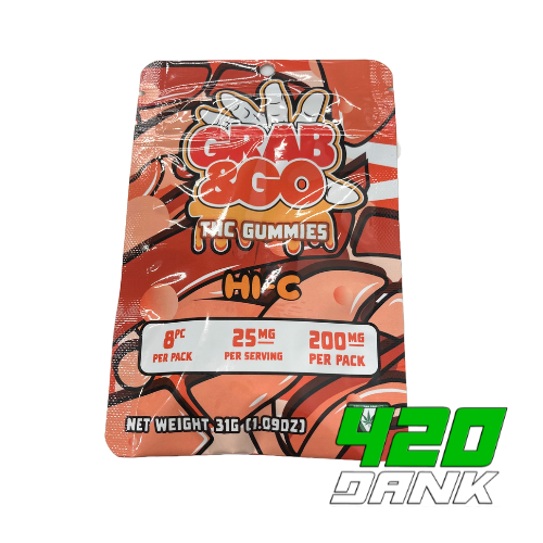 Photograph of product: Grab & Go - 200mg Hi-C Gummies