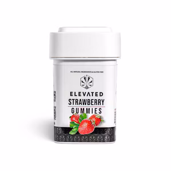 Photograph of product: Elevated - Gummies - (S) - Strawberry - 100mg
