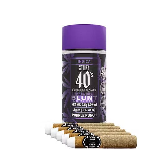 Photograph of product: 40's | Purple Punch | .5x5 Infused Blunt Pack - 