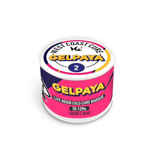 Photograph of product: Gelpaya - WCC 1g Tier 2 Rosin Cold Cure Badder - 