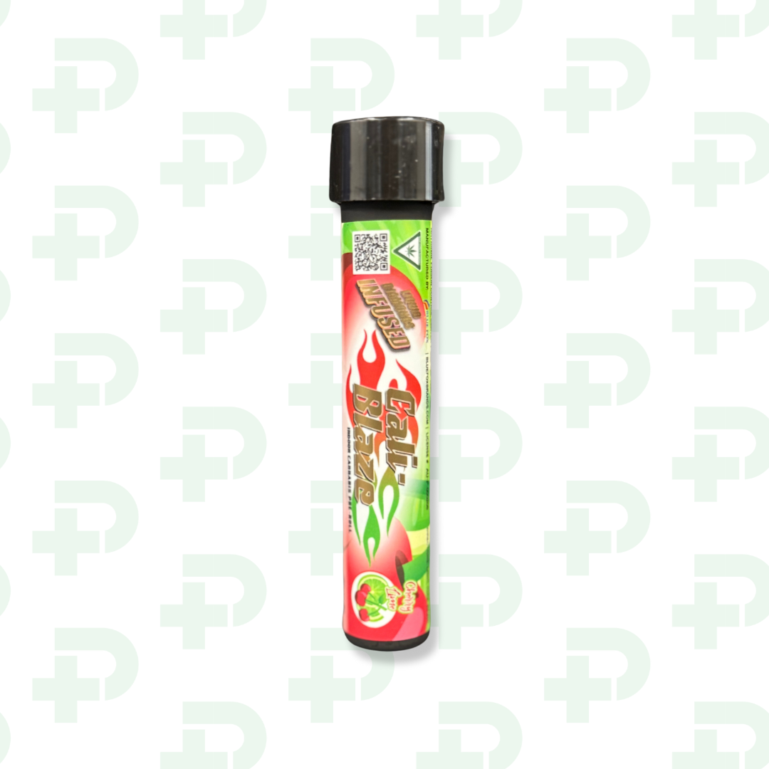 Photograph of product: Cali Blaze Infused Preroll - Cherry Lime