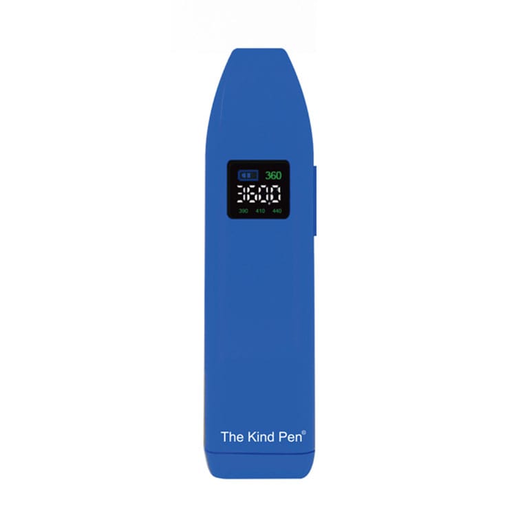 Photograph of product: Kind Pen HerbFlow Dry Herb Vaporizer Blue