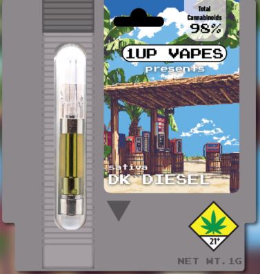 Photograph of product: DK Diesel Distillate Cartridge | 1g
