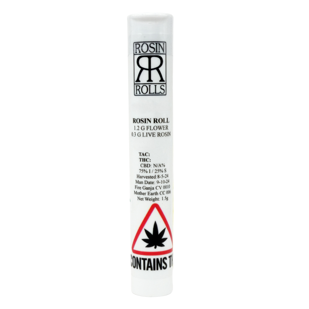 Photograph of product: Crazy Cow - 1.2g Infused Rosin Roll
