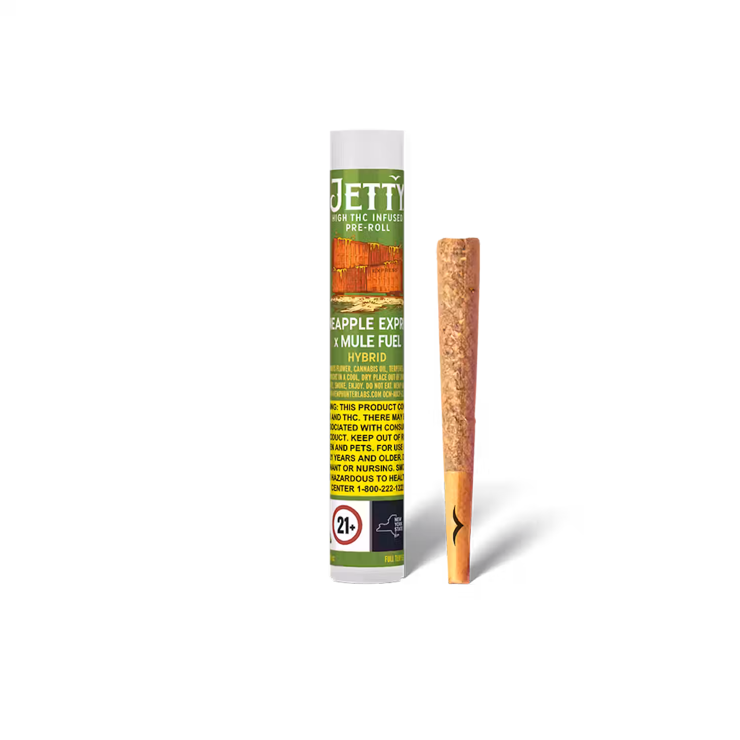 Photograph of product: Pineapple Express x Mule Fuel | Infused Pre-Roll | 1g