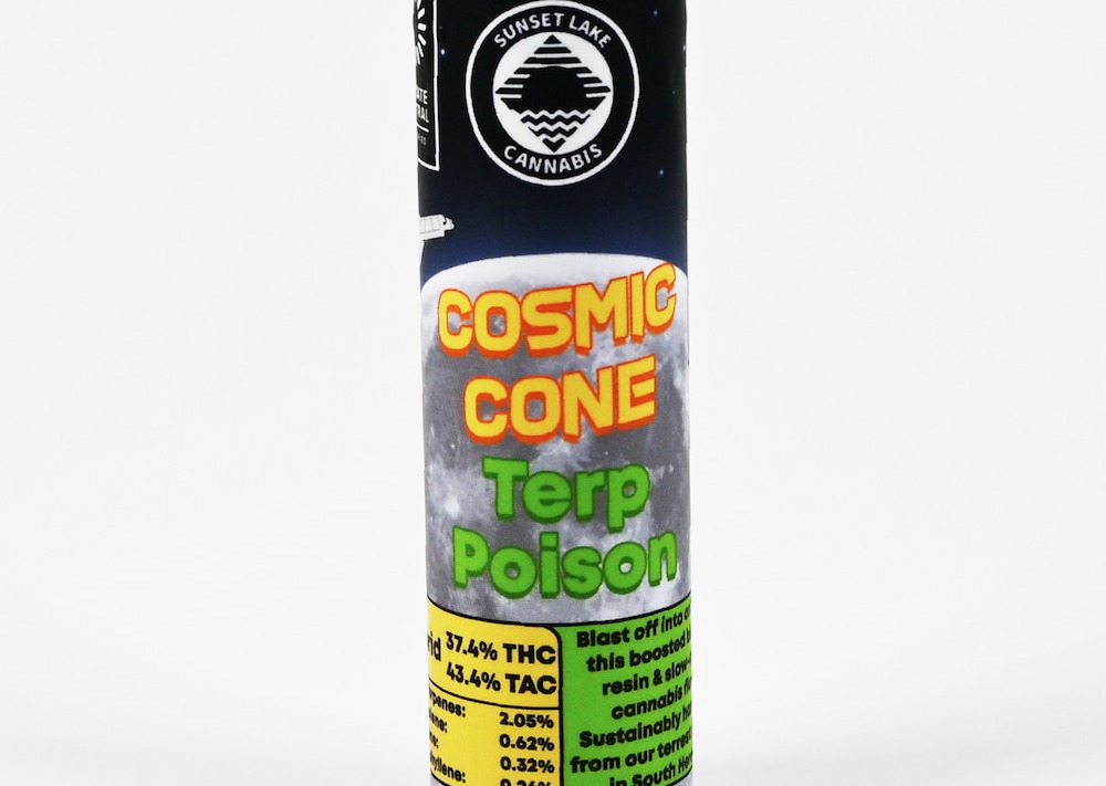 Photograph of product: Sunset Lake | Cosmic Cone - Terp Poison