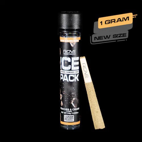 Photograph of product: Peaches & Cream | Triple Infused Pre-Roll | 1g (H)