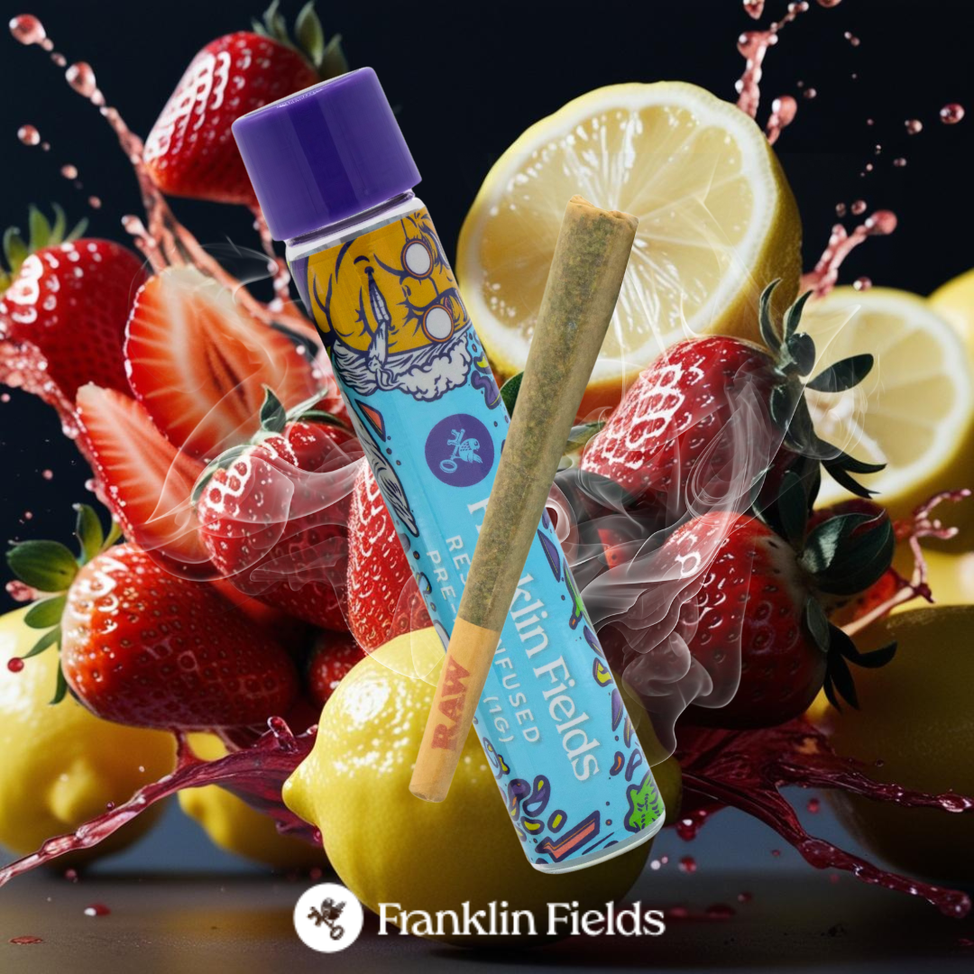 Photograph of product: Franklin Fields | Great Lakes Gas | Oui'd Infused Pre-roll