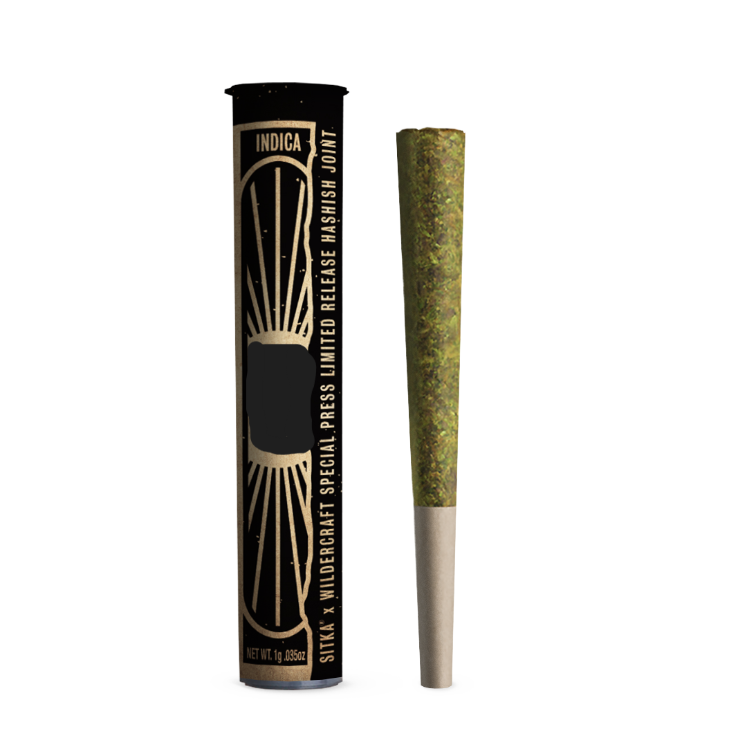 Photograph of product: Black Cherry Punch au chocolat Infused Pre-Roll Special Press Sitka