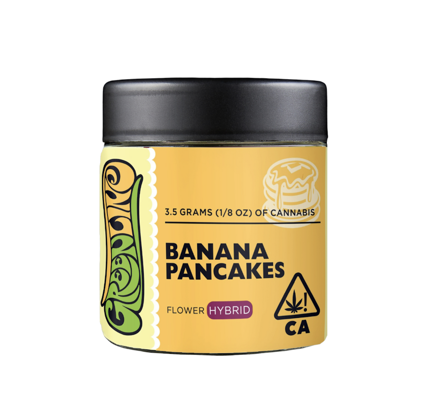 Photograph of Product: Banana Pancakes (H) 3.5g 8th - Greenline