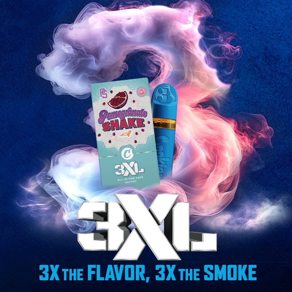 Photograph of product: Cookies | Pomegranate Shake 3xl | All-In-One | 1g