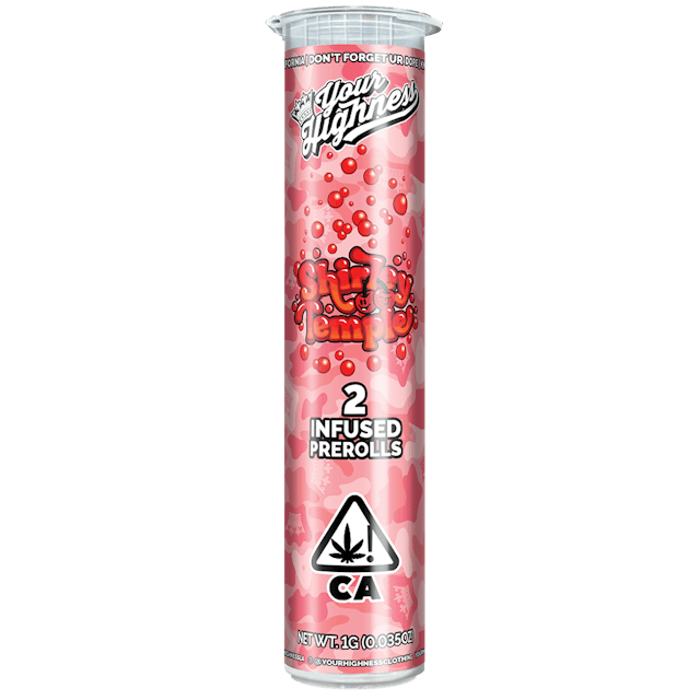 Photograph of product: Shirley Temple – Live au chocolat Infused Pre-Rolls .5g 2 Pack - 