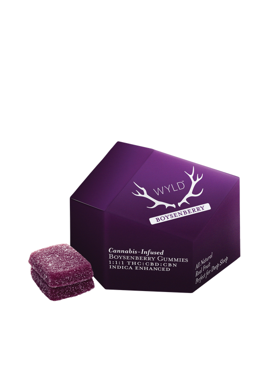 Photograph of product: Boysenberry | 1:1:1 CBN:CBD:TH-oui  | 10pk Soft Lozenges