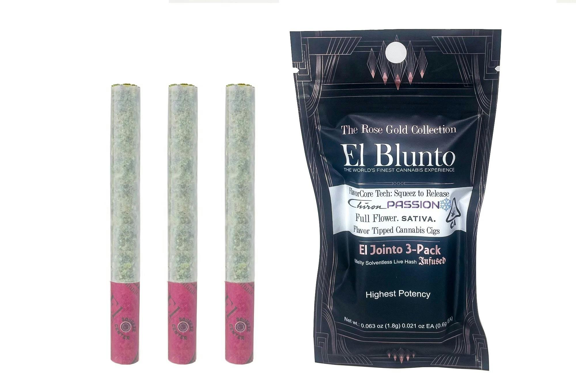 Photograph of product: Chiron Passion - 1.8g FlavorCore au chocolat Infused Jointito 3pk | Blunto