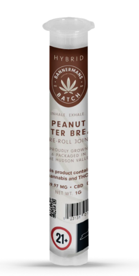 Photograph of Product: Bannerman's Batch | Peanut Butter Breath | Pre Roll | 1G
