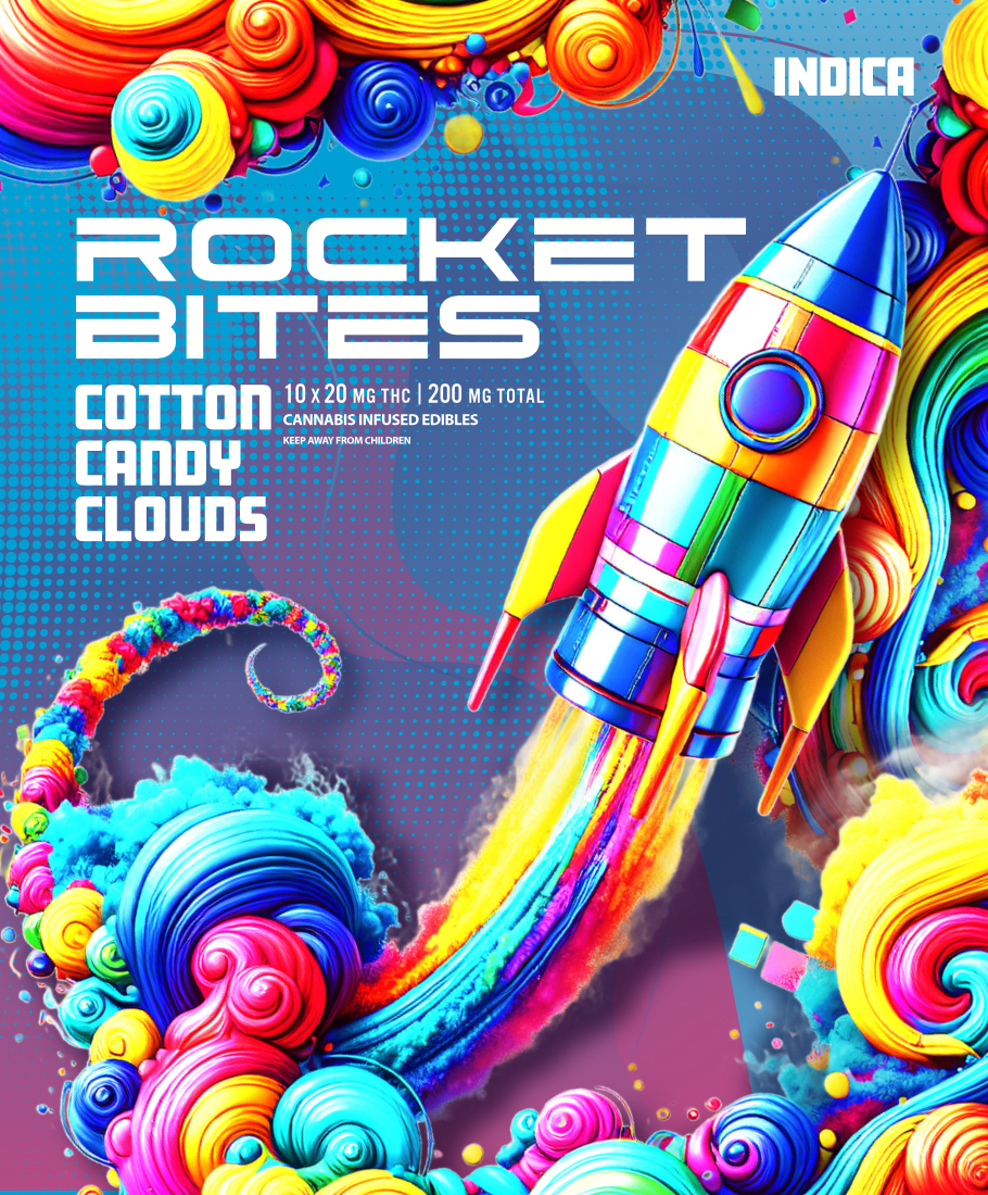 Photograph of Product: COTTON CLOUDS - 200MG GUMMIES