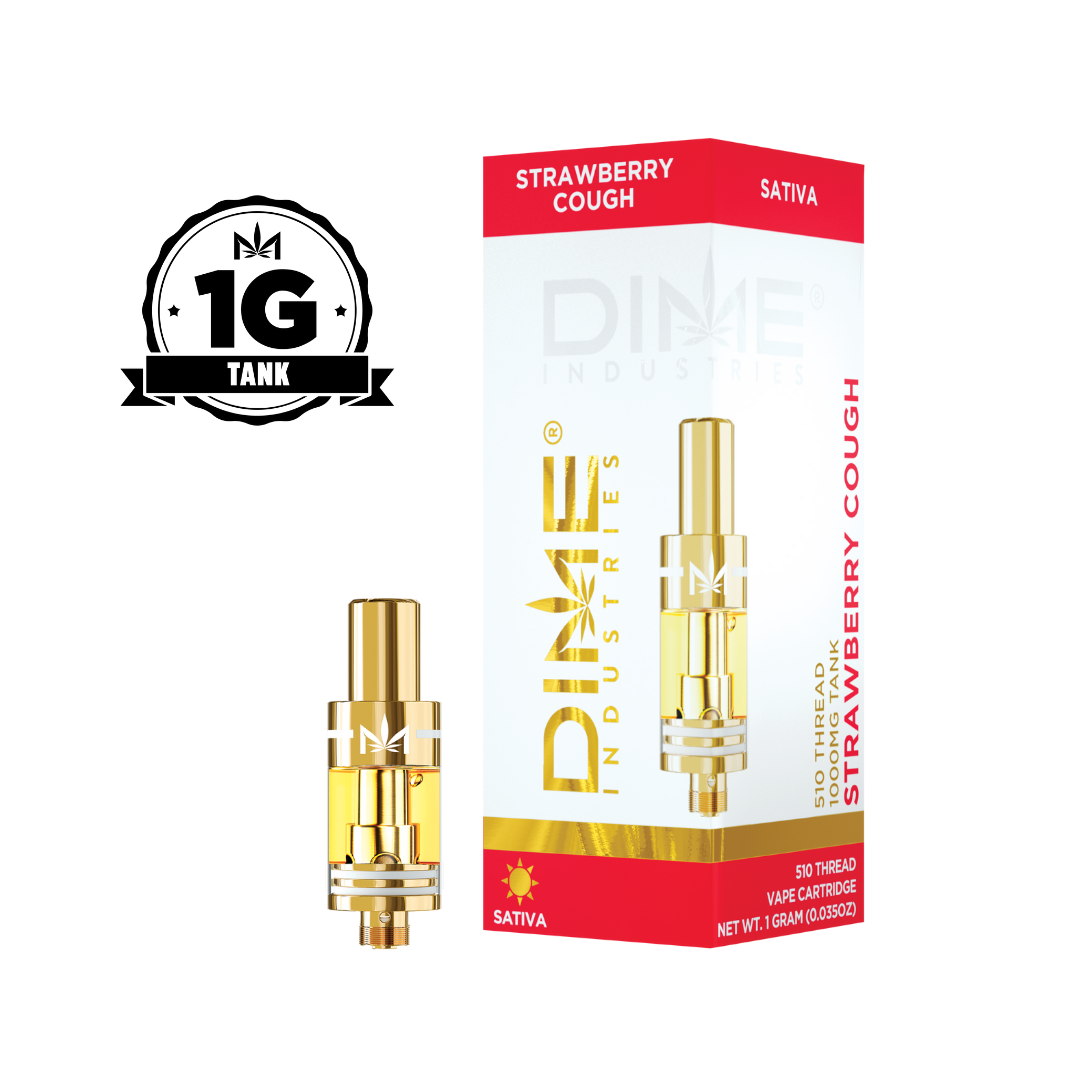 Photograph of product: Dime Strawberry Cough Cartridge 1g (S)