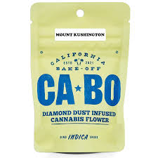 Photograph of product: MOUNT KUSHINGTON DIAMOND DUST INFUSED FLOWER - 14 G