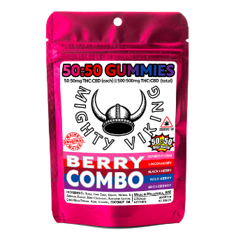 Photograph of product: Berry Combo 50:50 TH-oui:CBD Gummies