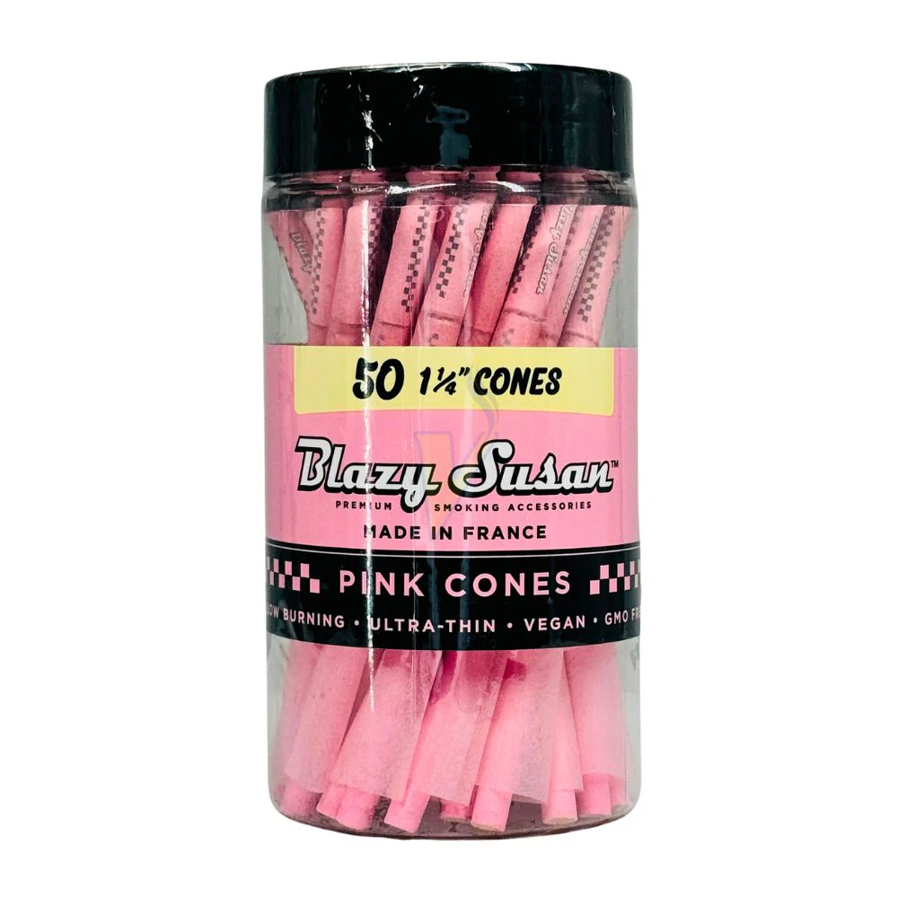 Photograph of product: Blazy Susan | Pink Cones | 1 1/4" | 50pk