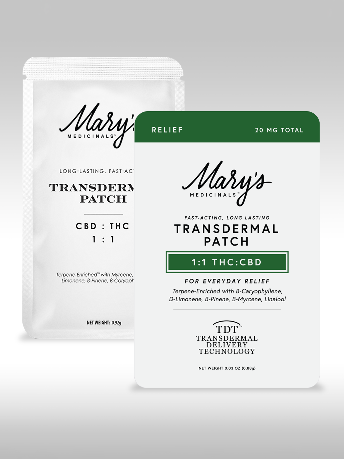 Photograph of product: Mary's Medicinals - Transdermal Patch - Relief - 20mg