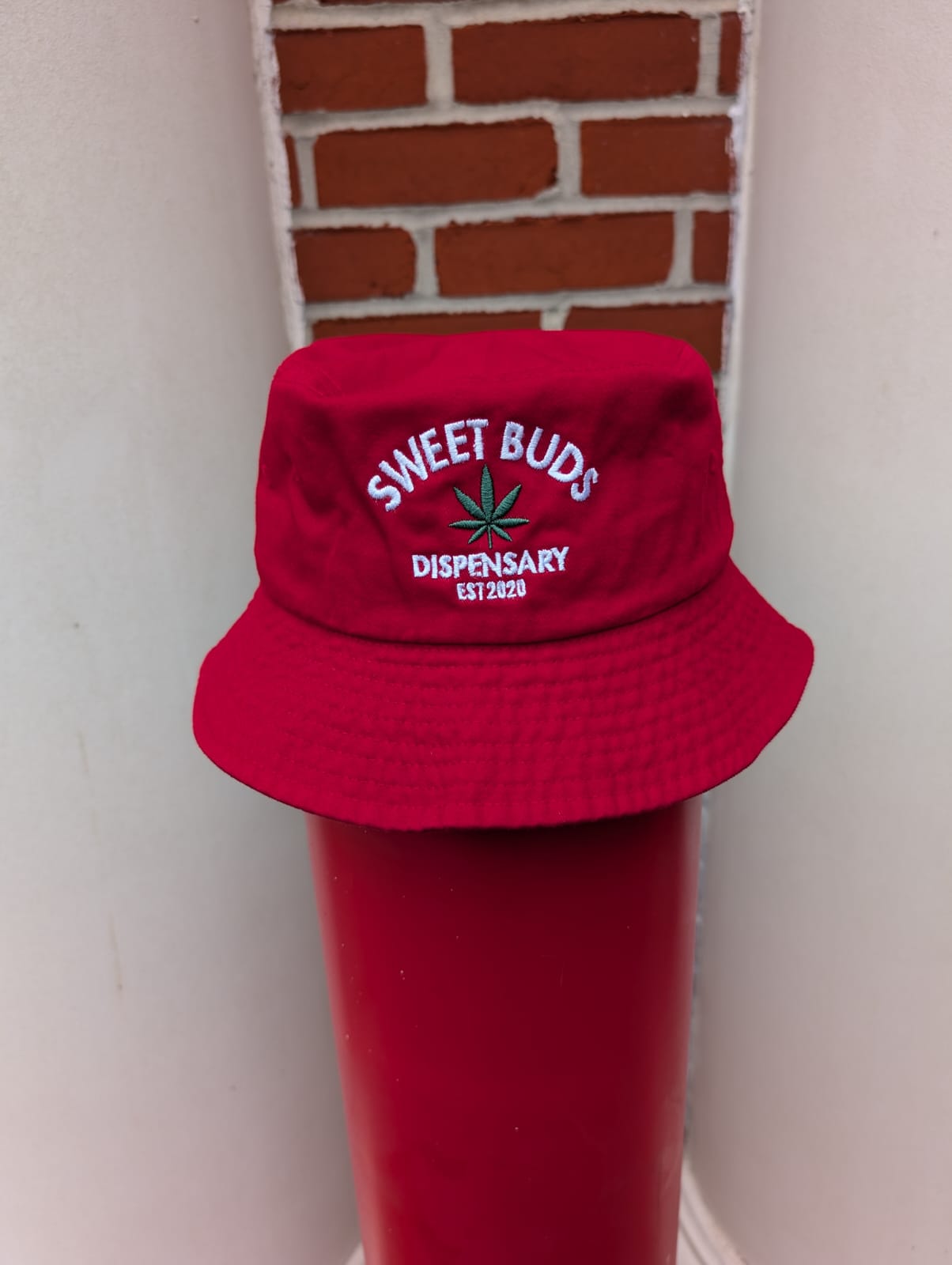 Photograph of product: Sweet Buds Bucket Hat - Red