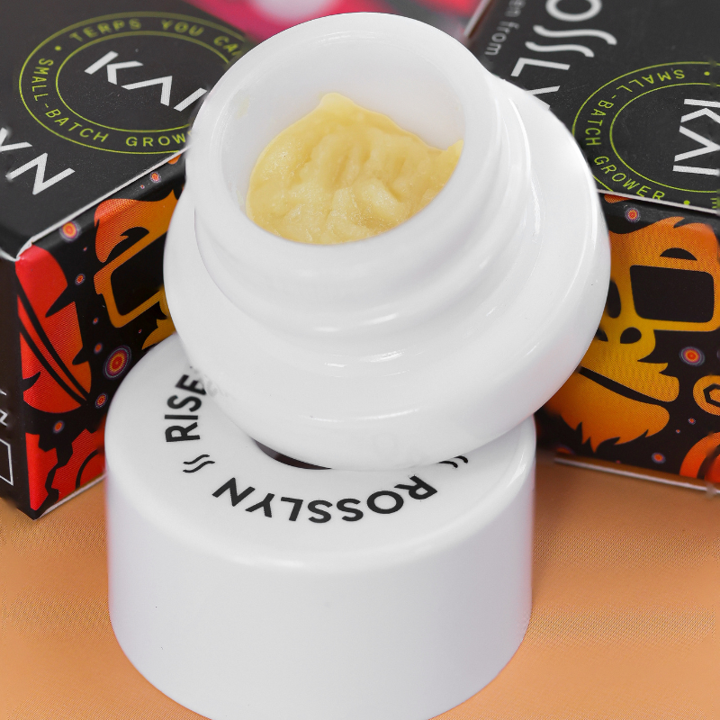 Photograph of product: Rosslyn x KAI | Modified Banana Pebbles Live Rosin