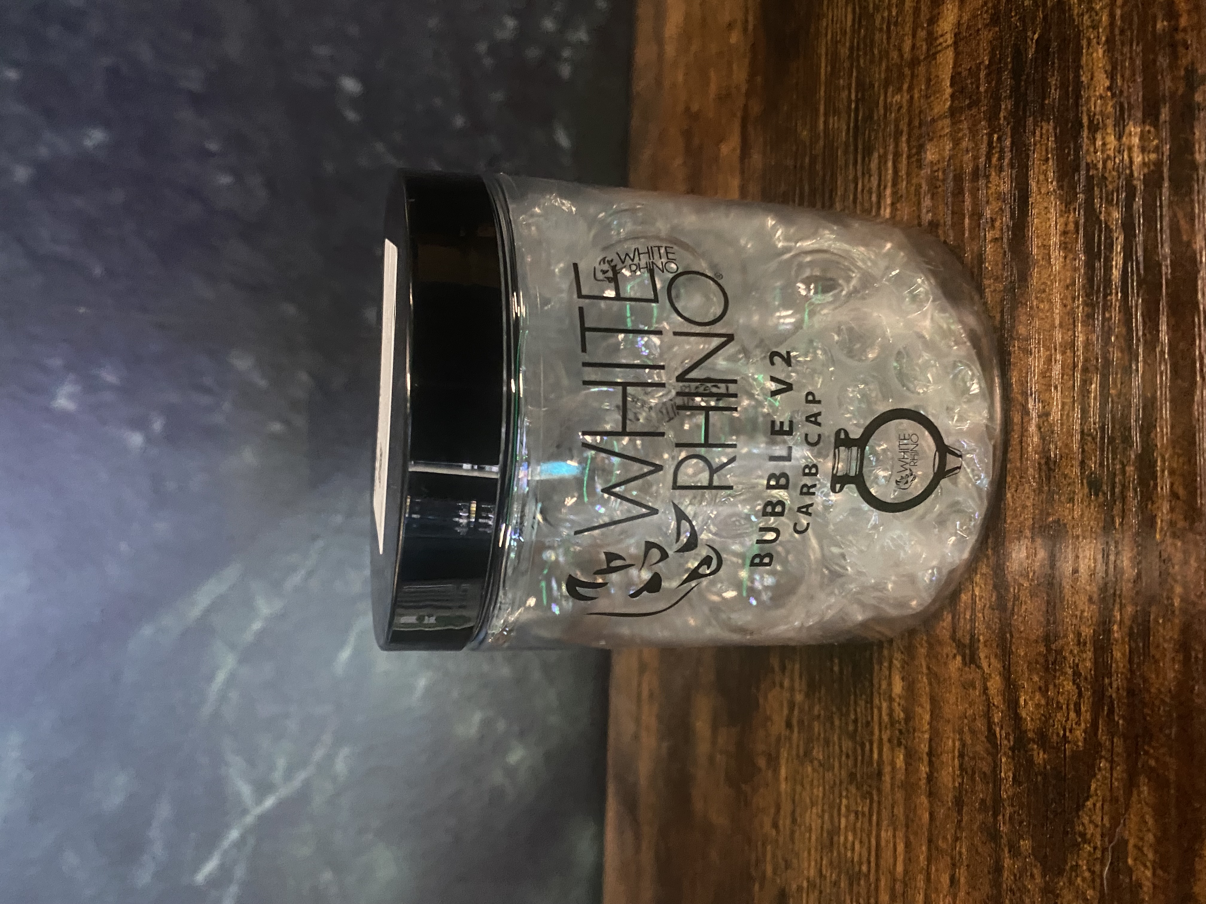 Photograph of product: White Rhino Bubble V2 Carb Cap