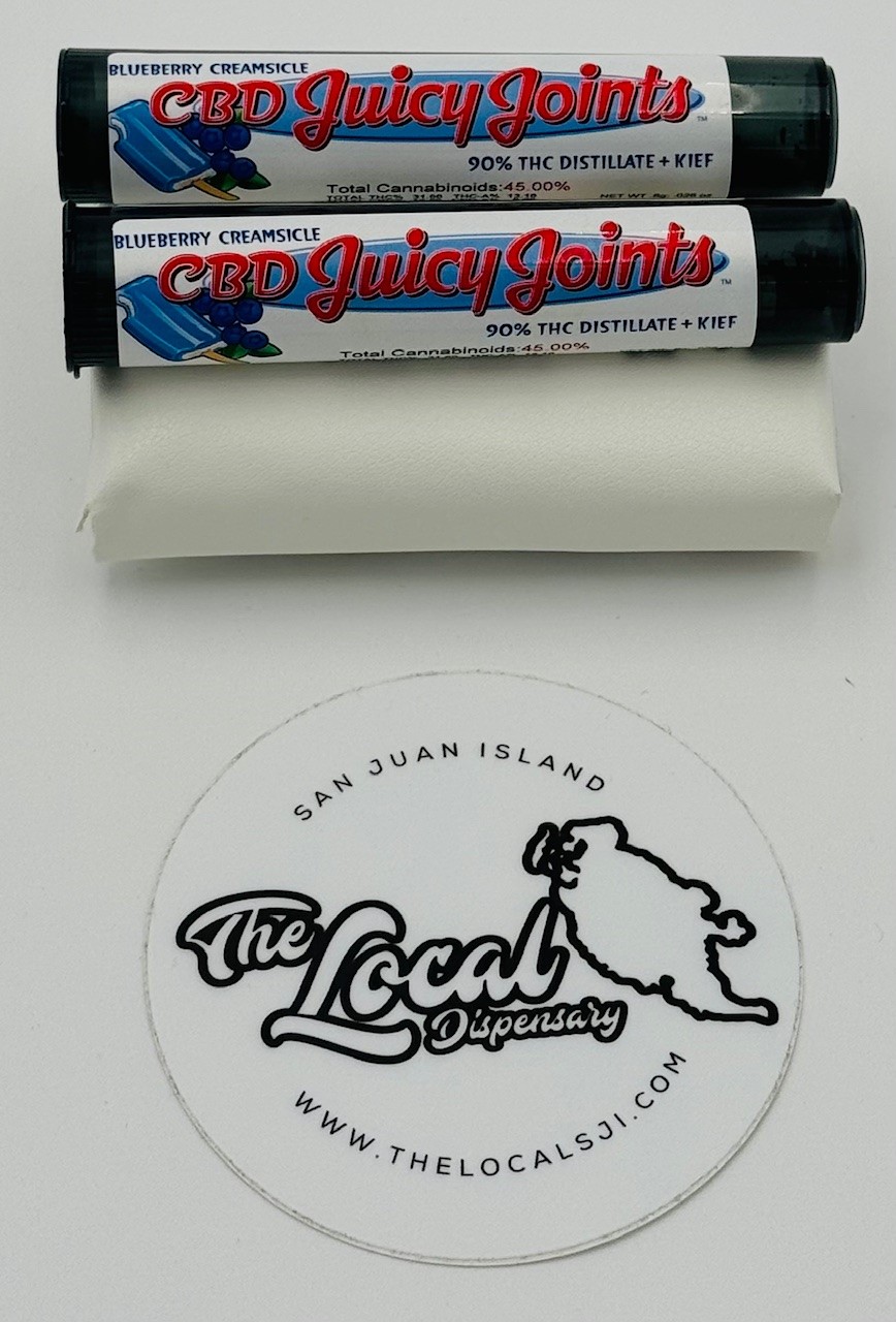 Photograph of product: Blueberry Creamsicle CBD Infused Pre-Roll