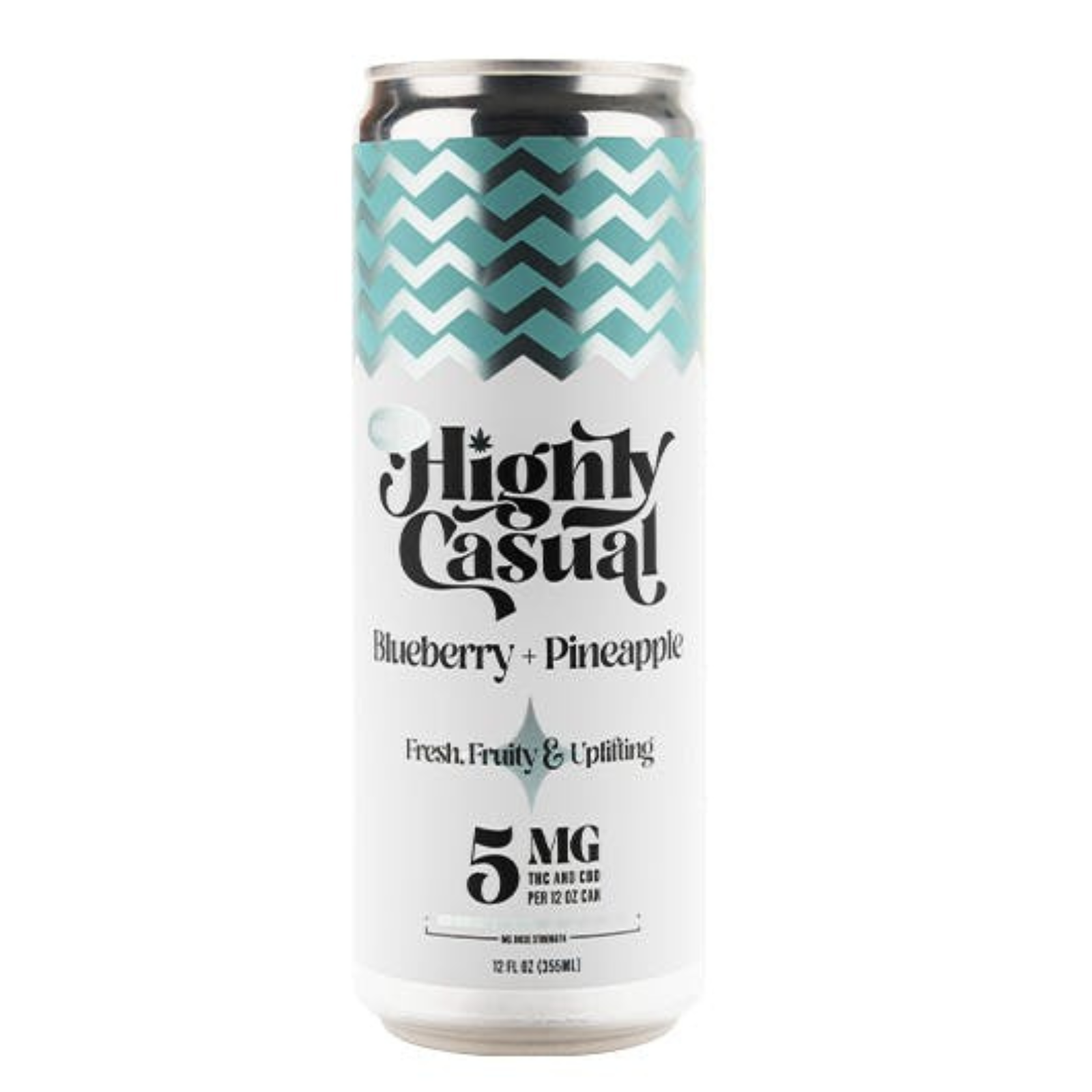 Photograph of product: Highly Casual | Blueberry & Pineapple | 5mg 1:1 Seltzer