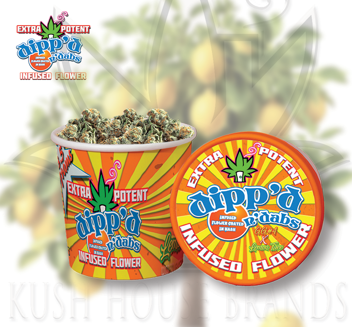 Photograph of product: Kush House | Dipp'd N Dabs GG#4 Infused Flower | 3.5g