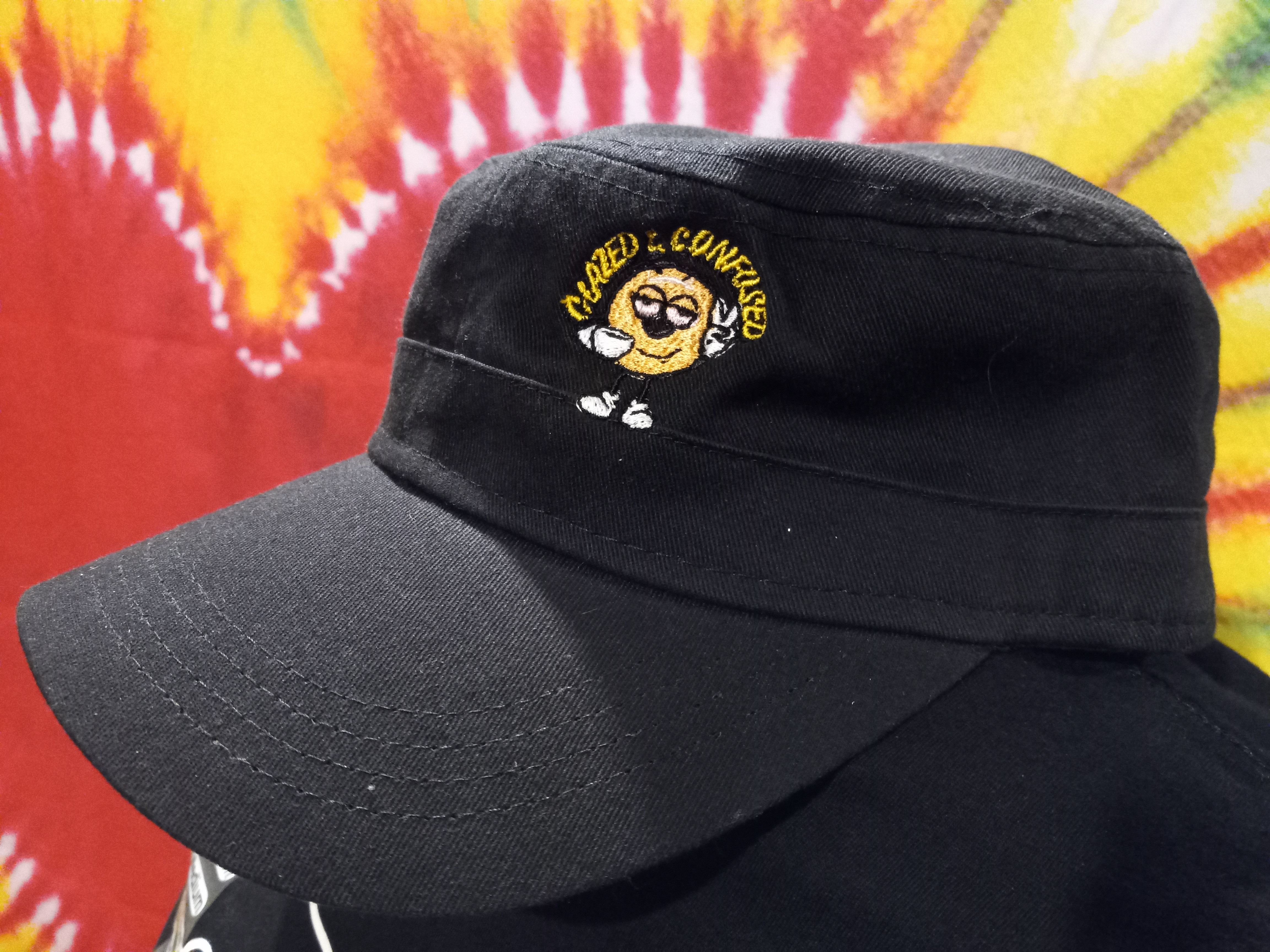Photograph of product: Glazed Gear - Headwear - Fidel style Black w/side Logo Hat