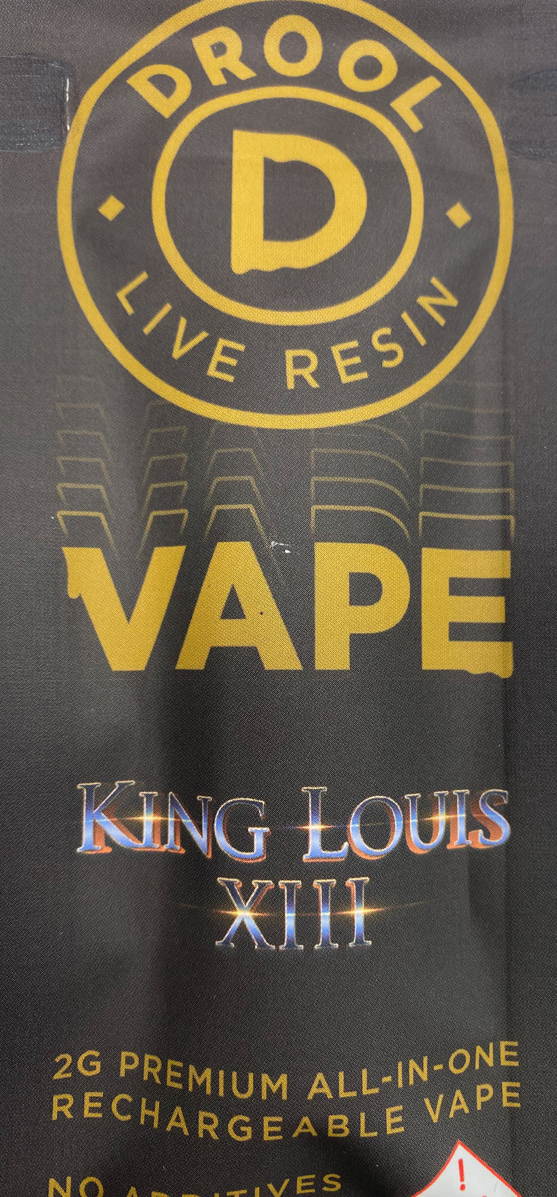 Photograph of product: King Louis XIII -  Live Resin - Disposable
