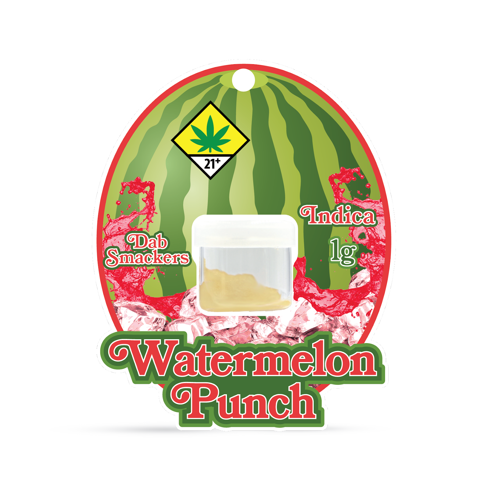 Photograph of product: Watermelon Punch Dabsmackers | 1g (DOH)