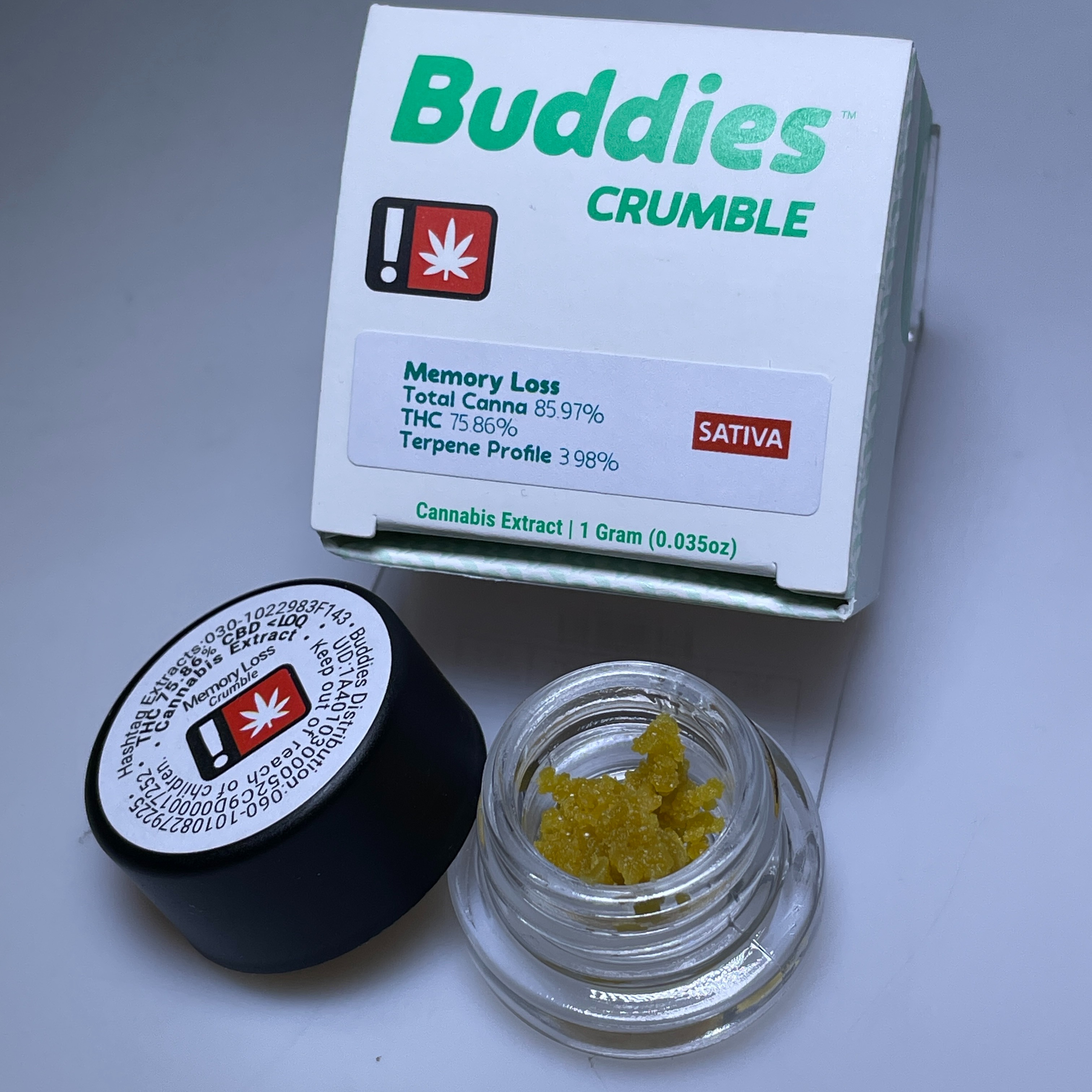 Photograph of product: Memory Loss-  Crumble