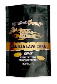 Photograph of product: Cali Blaze - Vanilla Lava Cake Gems - Edible - 200mg