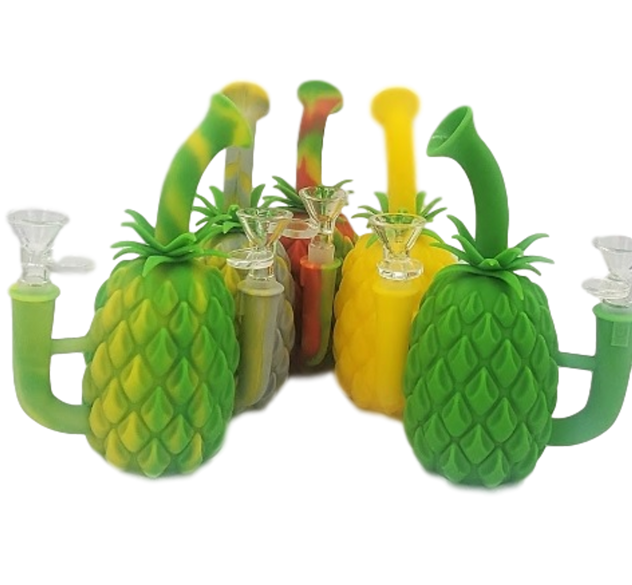 Photograph of product: Luv Buds | 5.5" Silicone Hand Pipe | Glass Bowl