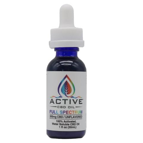 Photograph of product: DC Active Tincture WS - Full Spectrum (300mg)