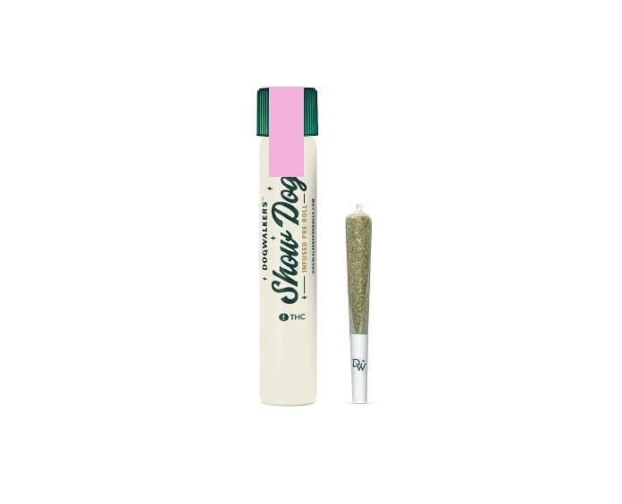 Photograph of product: Dogwalkers Durban Z Show Dog Infused Preroll - 1g