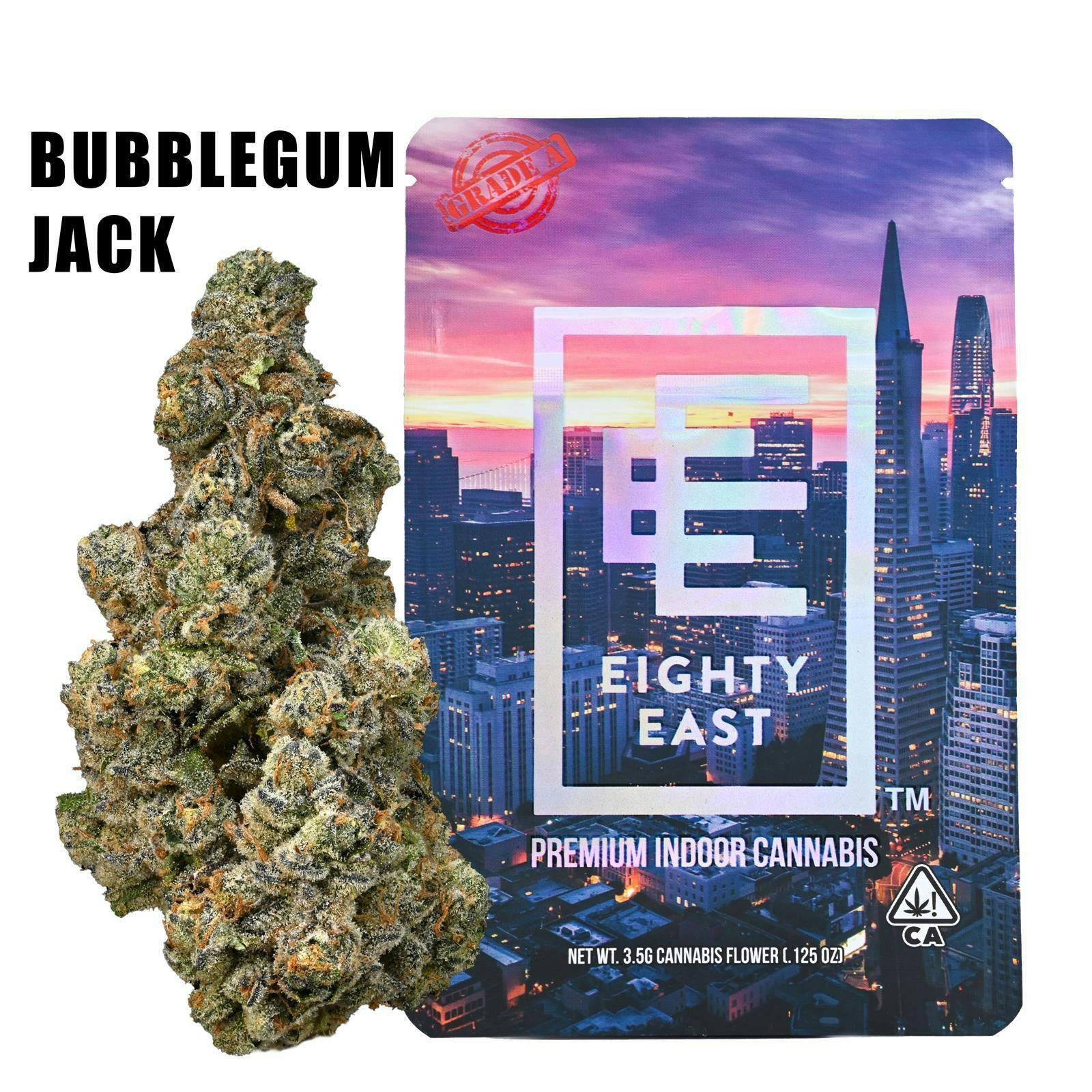 Photograph of product: BUBBLEGUM JACK - EIGHTY EAST - INDOOR - 3.5g