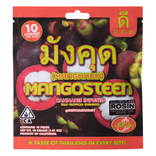 Photograph of product: Dee Thai | Mangosteen Gummies 100mg   100 Mg   10 Pack