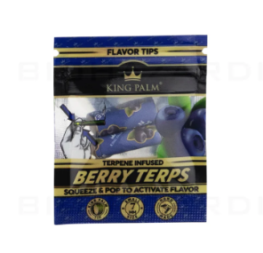 Photograph of product: King Palm Corn Husk Terp Filter Tips - Berry Terps