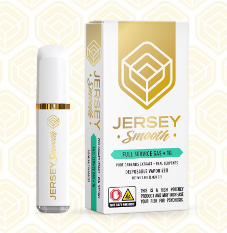 Photograph of product: Jersey Smooth Full Service Gas 1g Disposable