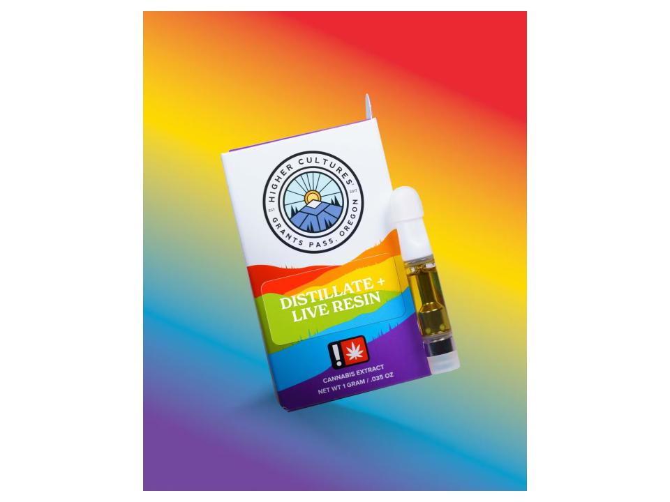 Photograph of product: Cartridge - TF - Higher Culture - 1g Dist. + LR - Blueberry Kush