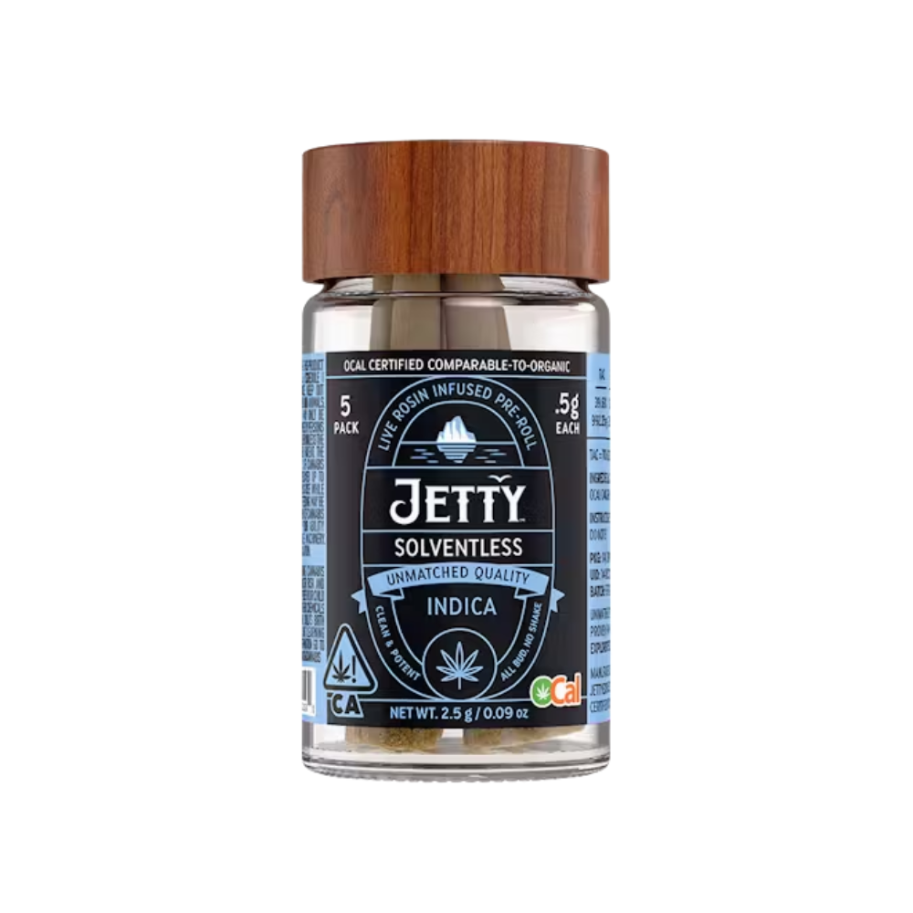Photograph of product: GMO X DONNY BURGER SOLVENTLESS (5PK) - JETTY EXTRACTS