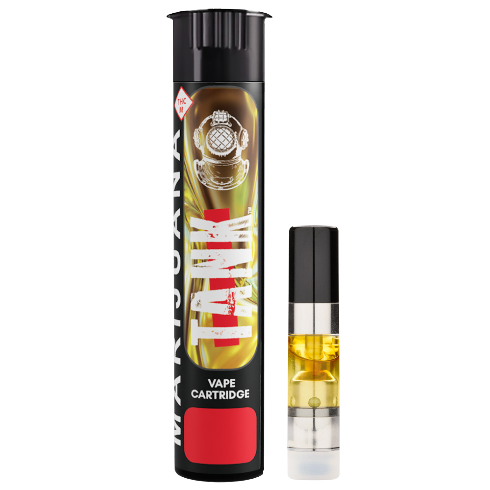 Photograph of product: Tank: Vape | Lemon Whip Kush | BDT Cartridge | 0.5g