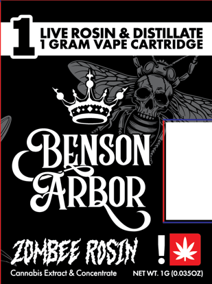 Photograph of product: Benson Arbor - Where's My Bike - Zombee Rosin Cart