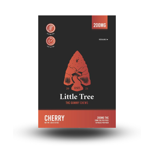 Photograph of product: Little Tree Cherry Gummy 200mg